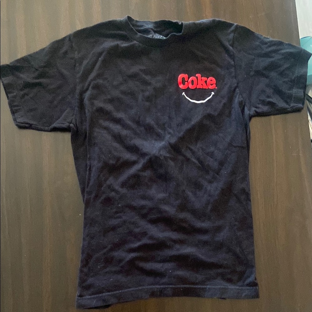 Coca Cola Black and Red Short Sleeve Tee